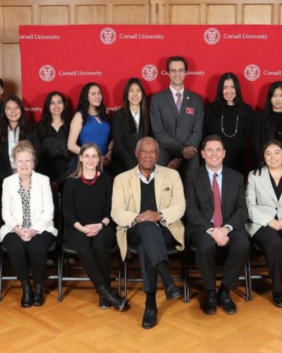 Members of Cornell’s Translator-Interpreter Program, winners of the 27th annual James A. Perkins Prize for Interracial and Intercultural Peace and Harmony.