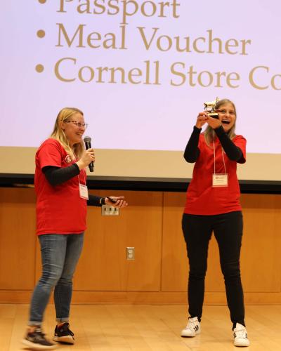 Angelika Kraemer receiving an award at WLD 2025